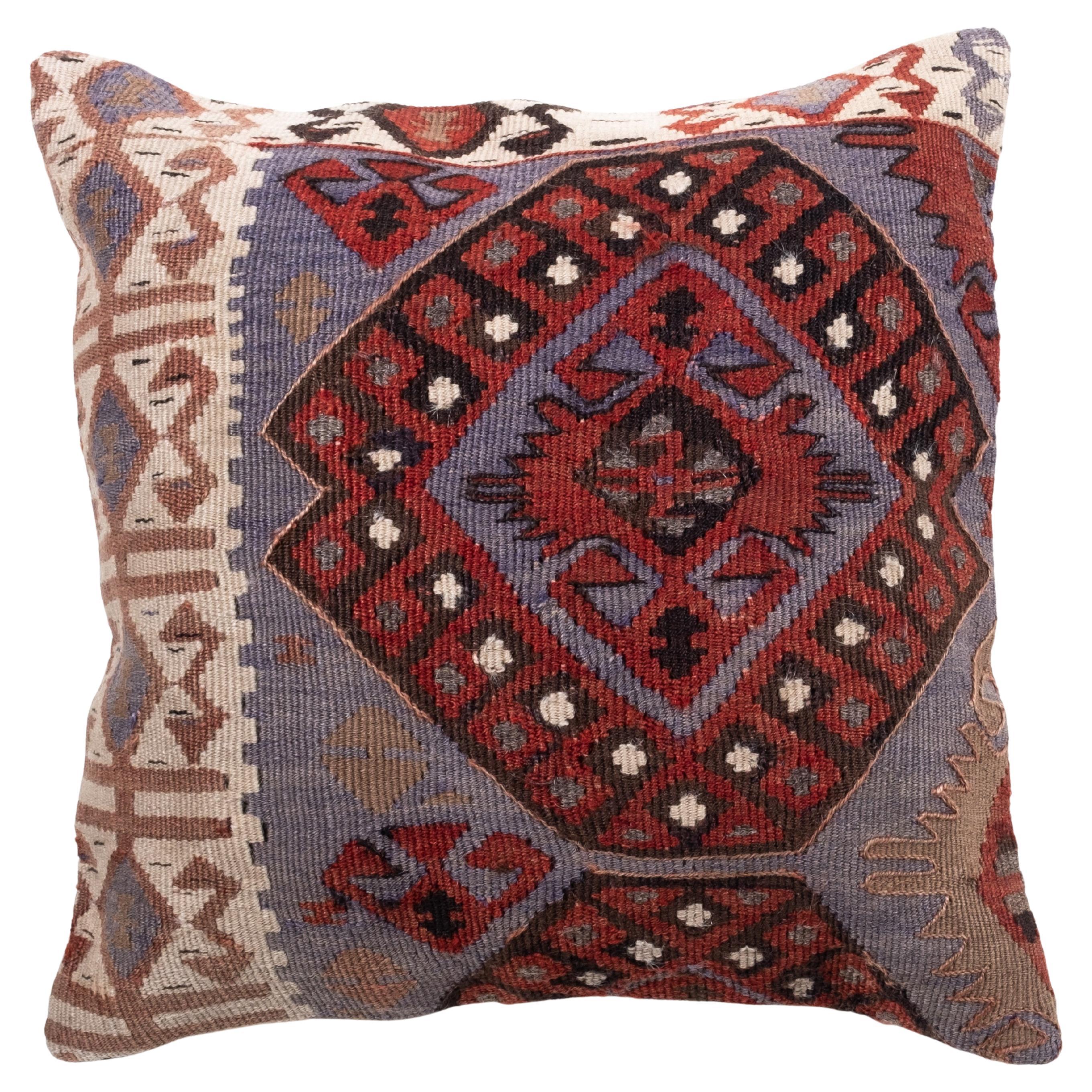 Türkisches modernes Yastik-Kissen im Vintage-Stil mit altem Kelim-Kissen, 4353