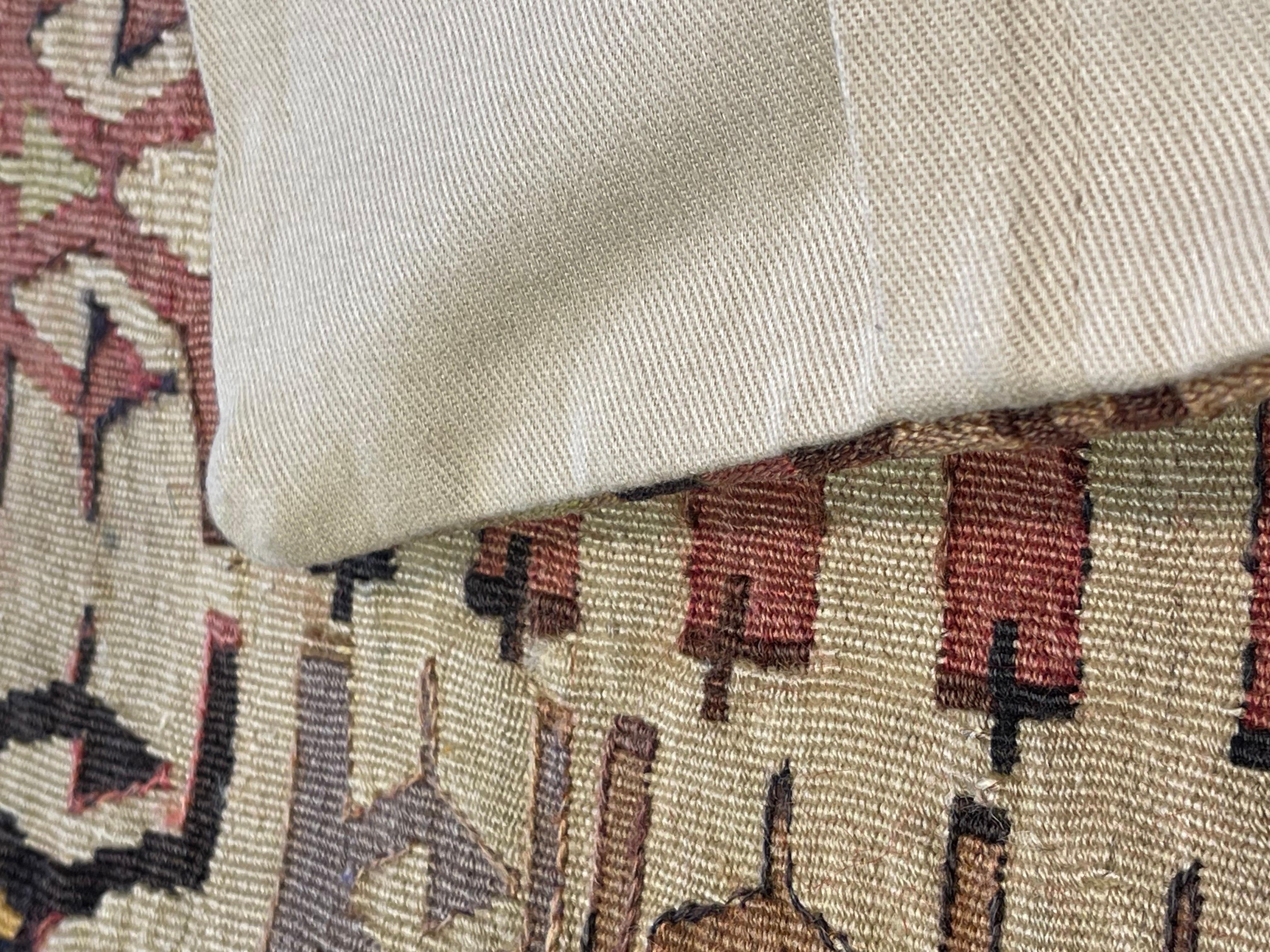 Vintage & Old Kilim Cushion Cover, Anatolian Yastik Turkish Modern Pillow 4412 In Good Condition In Tokyo, JP
