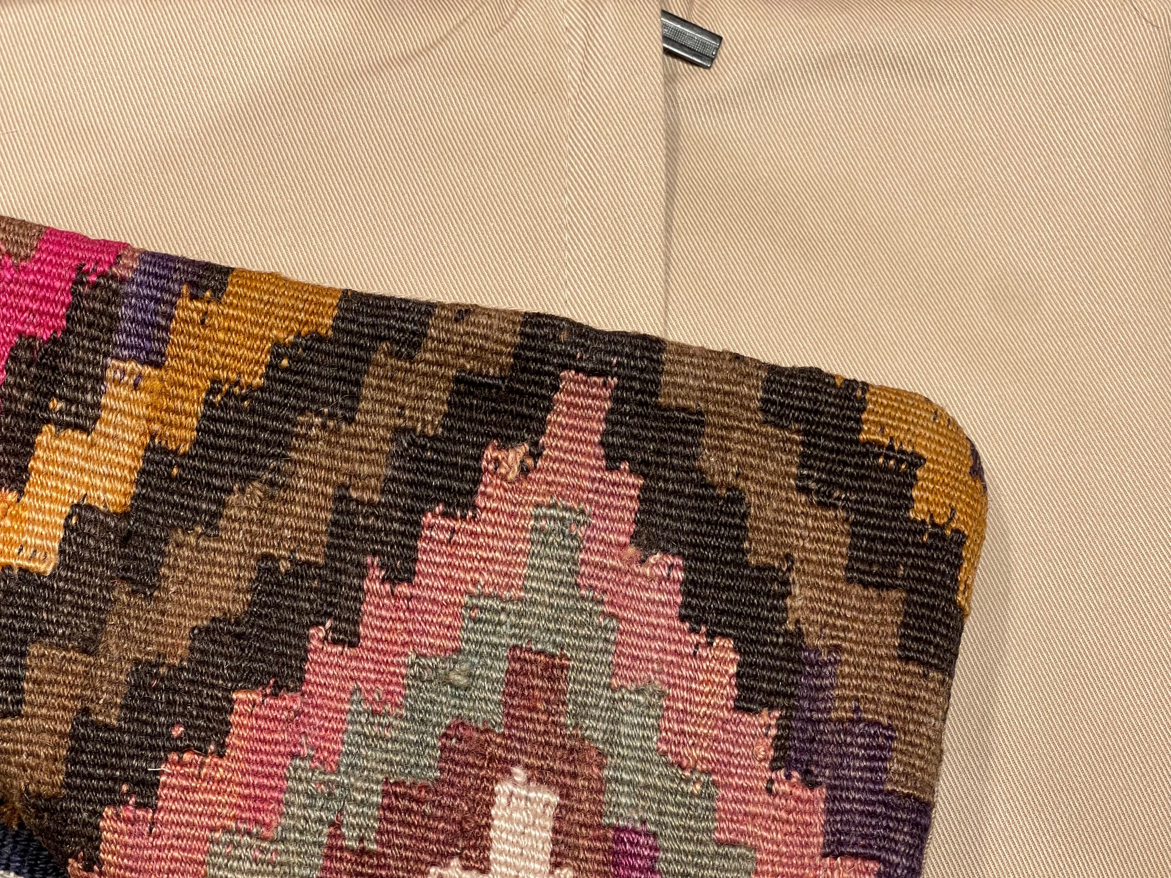 Turc Coussin Kilim vintage et ancien, coussin moderne turc d'Anatolie Yastik 4429 en vente