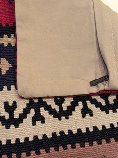 Vintage & Old Kilim Cushion Cover, Anatolian Yastik Turkish Modern Pillow 4447