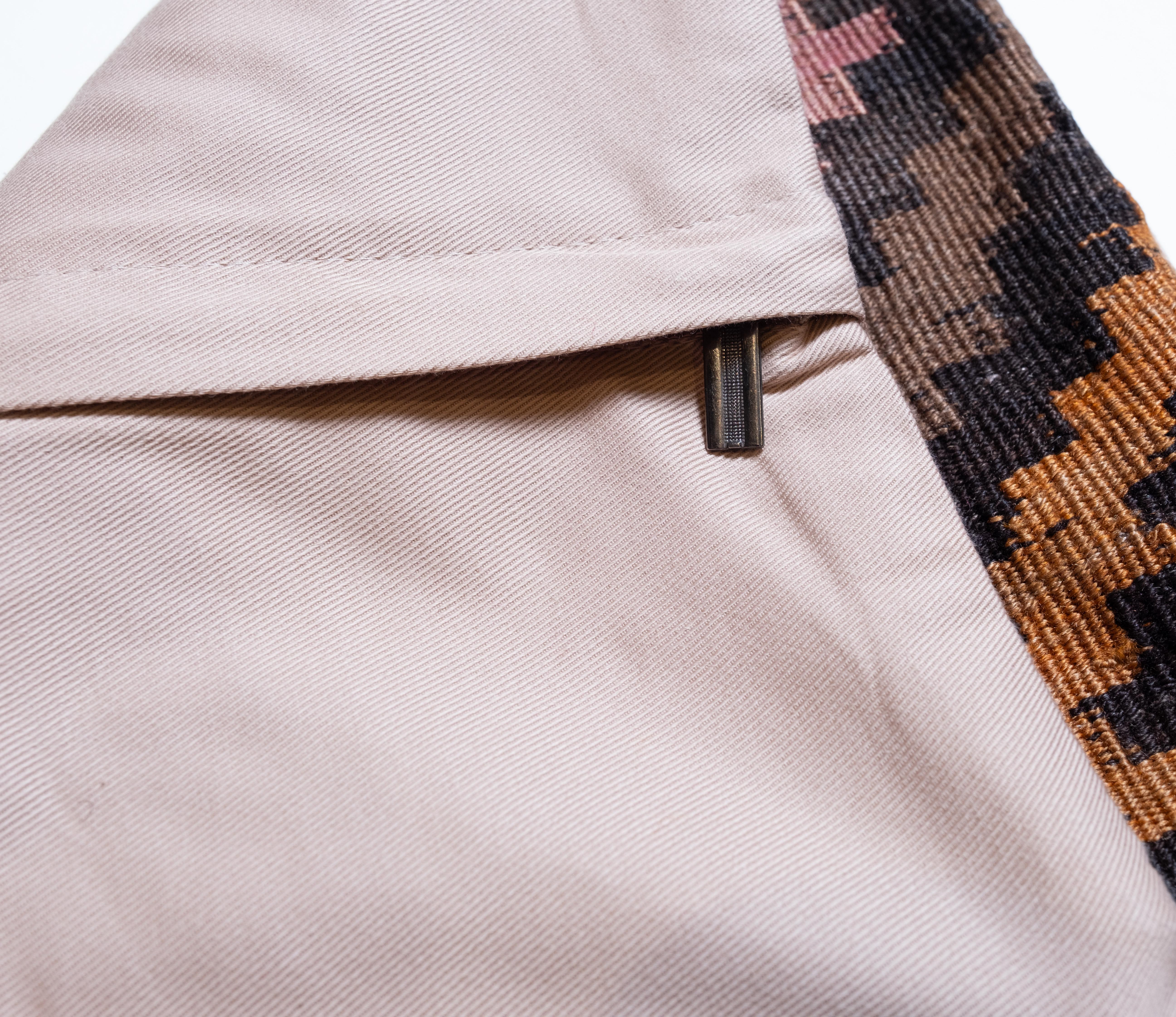 Noué à la main Coussin Kilim vintage et ancien, coussin moderne turc d'Anatolie Yastik 4466 en vente