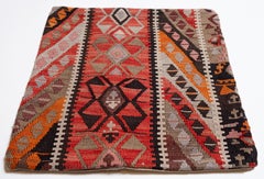 Türkisches modernes Yastik-Kissen im Vintage-Stil mit altem Kelim-Kissen, 4468