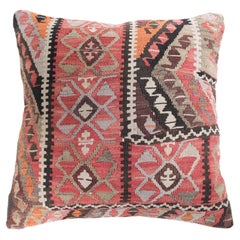 Copricuscino Kilim vintage e antico, cuscino moderno turco Anatolian Yastik 4478