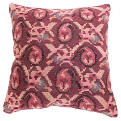 Vintage & Old Kilim Cushion Cover, Anatolian Yastik Turkish Modern Pillow 4494