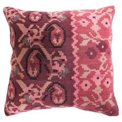 Vintage & Old Kilim Cushion Cover, Anatolian Yastik Turkish Modern Pillow 4500