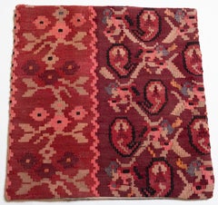 Türkisches modernes Yastik-Kissen im Vintage-Stil mit altem Kelim-Kissen, 4503