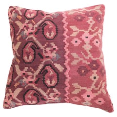 Vintage & Old Kilim Cushion Cover, Anatolian Yastik Turkish Modern Pillow 4503