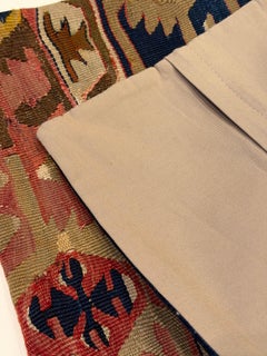 Copricuscino Kilim vintage e antico, cuscino moderno turco Anatolian Yastik 4506