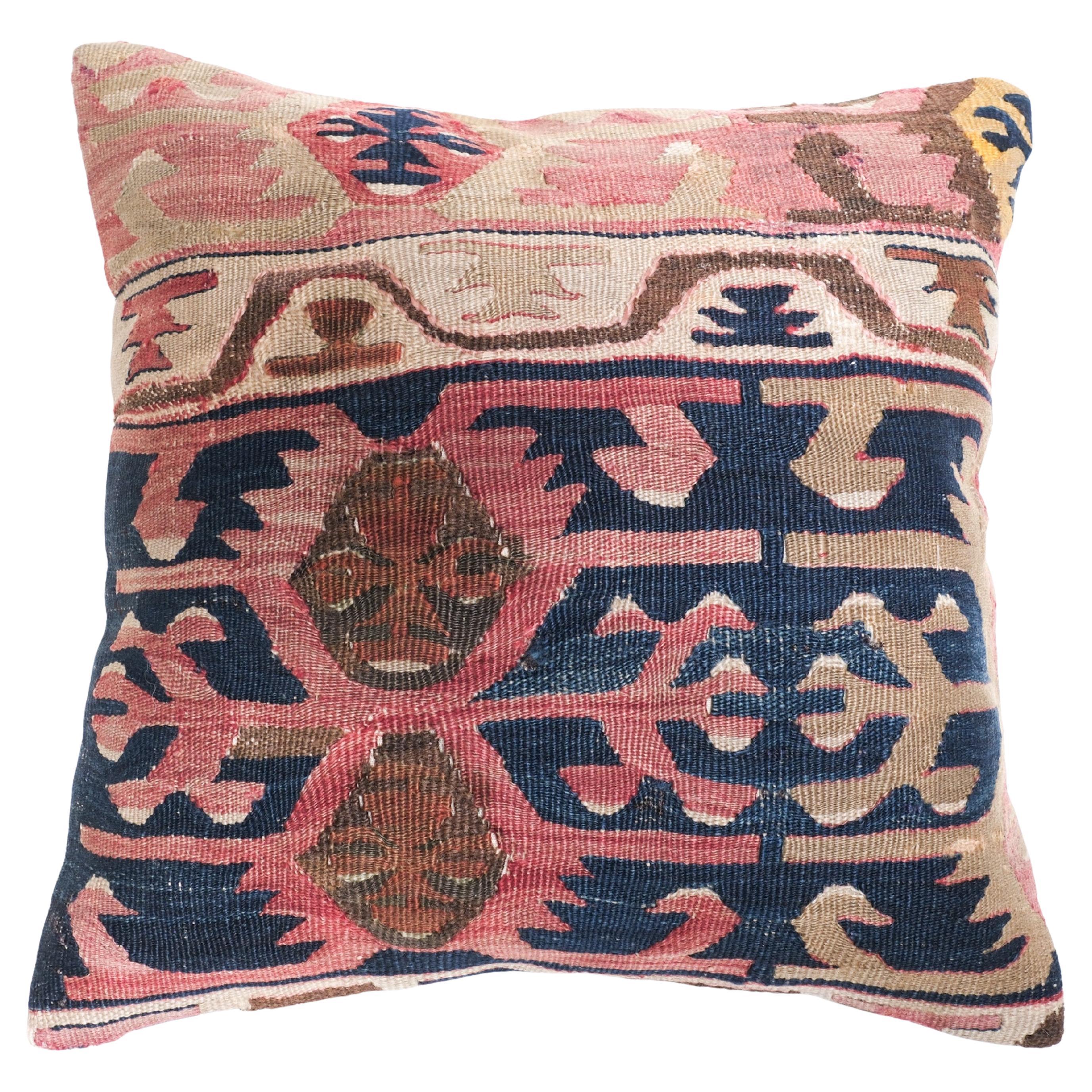 Vintage
Old Kilim Cushion Cover, Anatolian Yastik Turkish Modern Pillow 4506