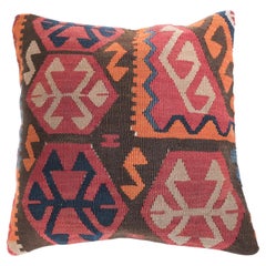 Coussin Kilim vintage et ancien, coussin moderne turc d
Anatolie Yastik 4508