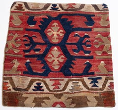 Vintage & Old Kilim Cushion Cover, Anatolian Yastik Turkish Modern Pillow 4518