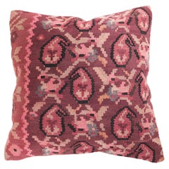 Vintage & Old Kilim Cushion Cover, Anatolian Yastik Turkish Modern Pillow 4505