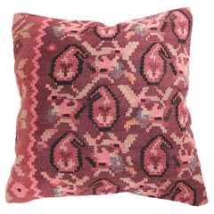 Coussin Kilim vintage et ancien, coussin moderne turc d'Anatolie Yastik 4505