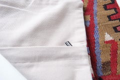 Türkisches modernes Yastik-Kissen im Vintage-Stil mit altem Kelim-Kissen, 4345