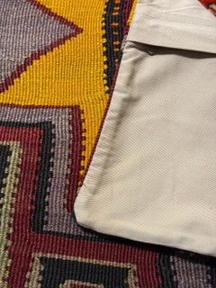 Vintage & Old Kilim Cushion Cover Rectangular Yastik Turkish Modern Pillow 4121