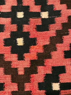 Vintage & Old Kilim Cushion Cover Rectangular Yastik Turkish Modern Pillow 4125
