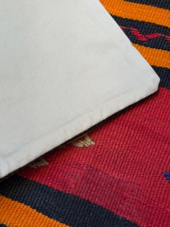 Vintage & Old Kilim Cushion Cover Rectangular Yastik Turkish Modern Pillow 4127