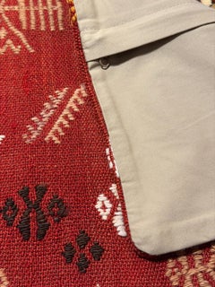 Vintage & Old Kilim Kissenbezug Rechteckig Yastik Türkisch Modern Kissen 4129