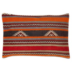 Vintage & Old Kilim Kissenbezug Rechteckig Yastik Türkisch Modern Kissen 4131