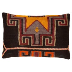Vintage & Old Kilim Kissenbezug Rechteckig Yastik Türkisch Modern Kissen 4134