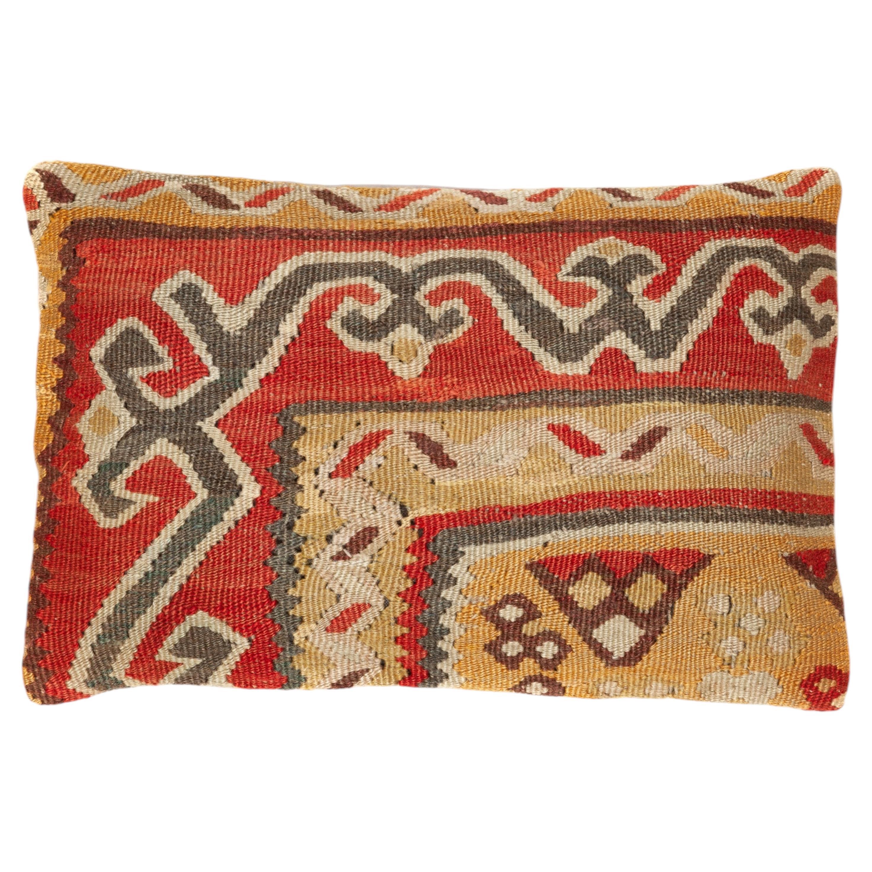 Cojín Kilim Vintage y Antiguo Cojín Rectangular Yastik Turco Moderno 4138