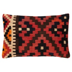 Vintage & Old Kilim Kissenbezug Rechteckig Yastik Türkisch Modern Kissen 4139
