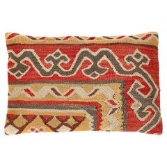 Vintage & Old Kilim Cushion Cover Rectangular Yastik Turkish Modern Pillow 4143
