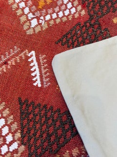 Vintage & Old Kilim Cushion Cover Rectangular Yastik Turkish Modern Pillow 4144