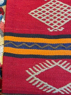 Vintage & Old Kilim Kissenbezug Rechteckig Yastik Türkisch Modern Kissen 4148