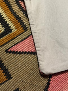 Vintage & Old Kilim Cushion Cover Rectangular Yastik Turkish Modern Pillow 4149