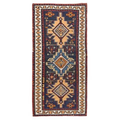 Vintage Old Kuba Super Fine Kilim Rug, Caucasian Carpet