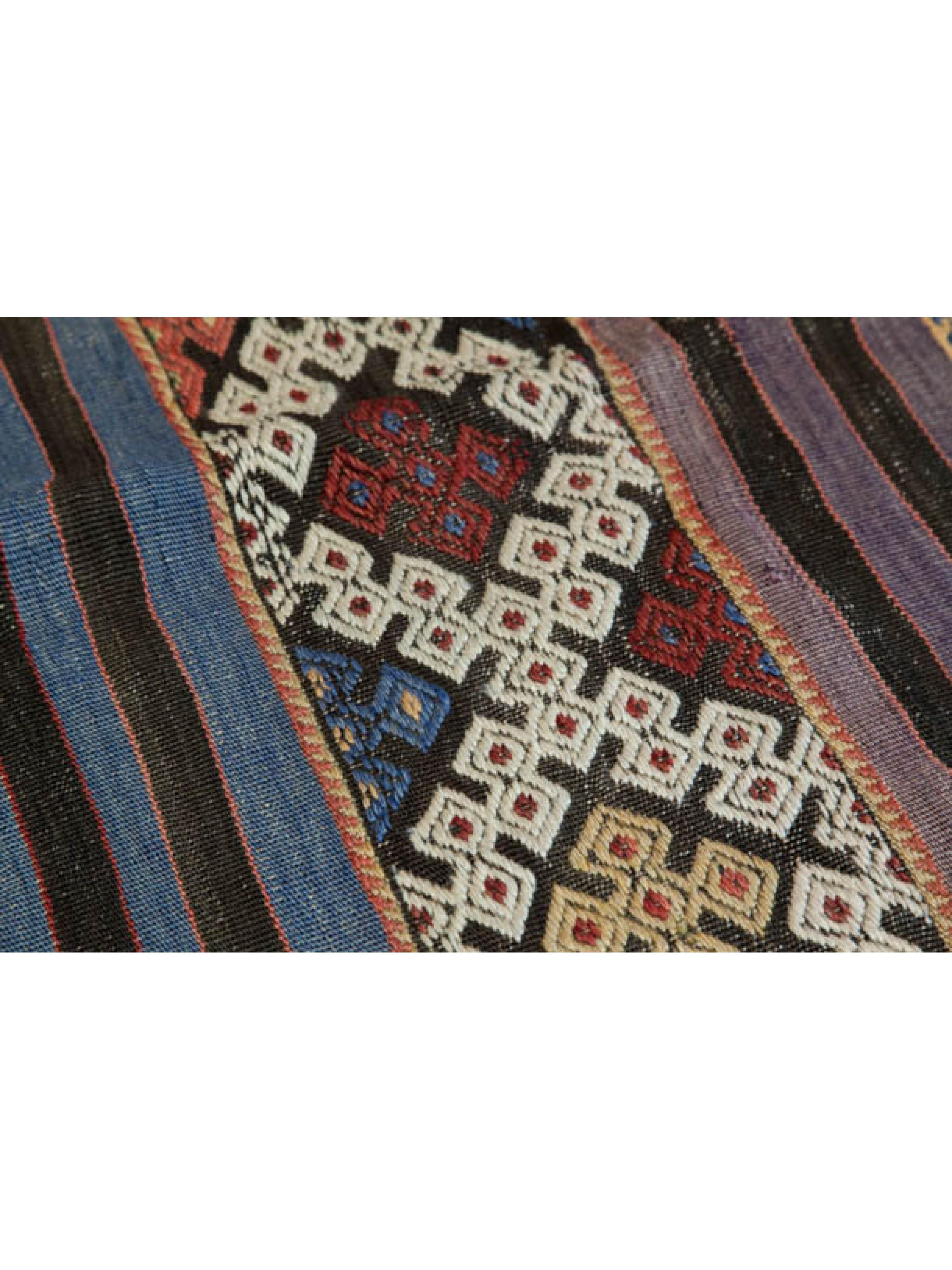 Vintage Old Malatya Cecim Jijim Kilim Eastern Anatolia Türkischer Teppich Cicim Rug (Handgewebt) im Angebot