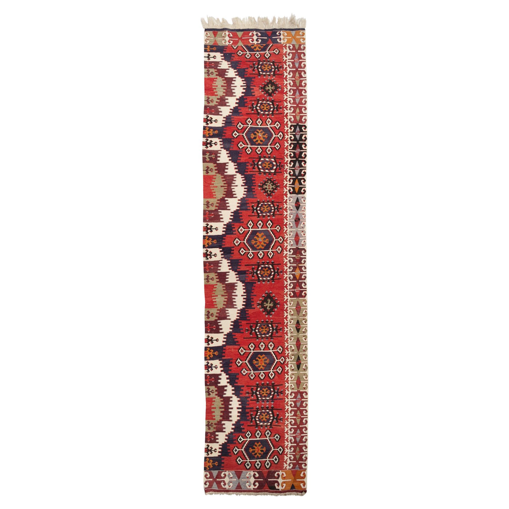 Alfombra antigua vintage Malatya Kilim Anatolia del Sur Alfombra turca
