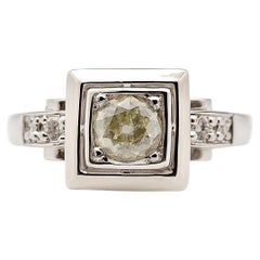 Vintage Old Mine Cut Diamond Ring