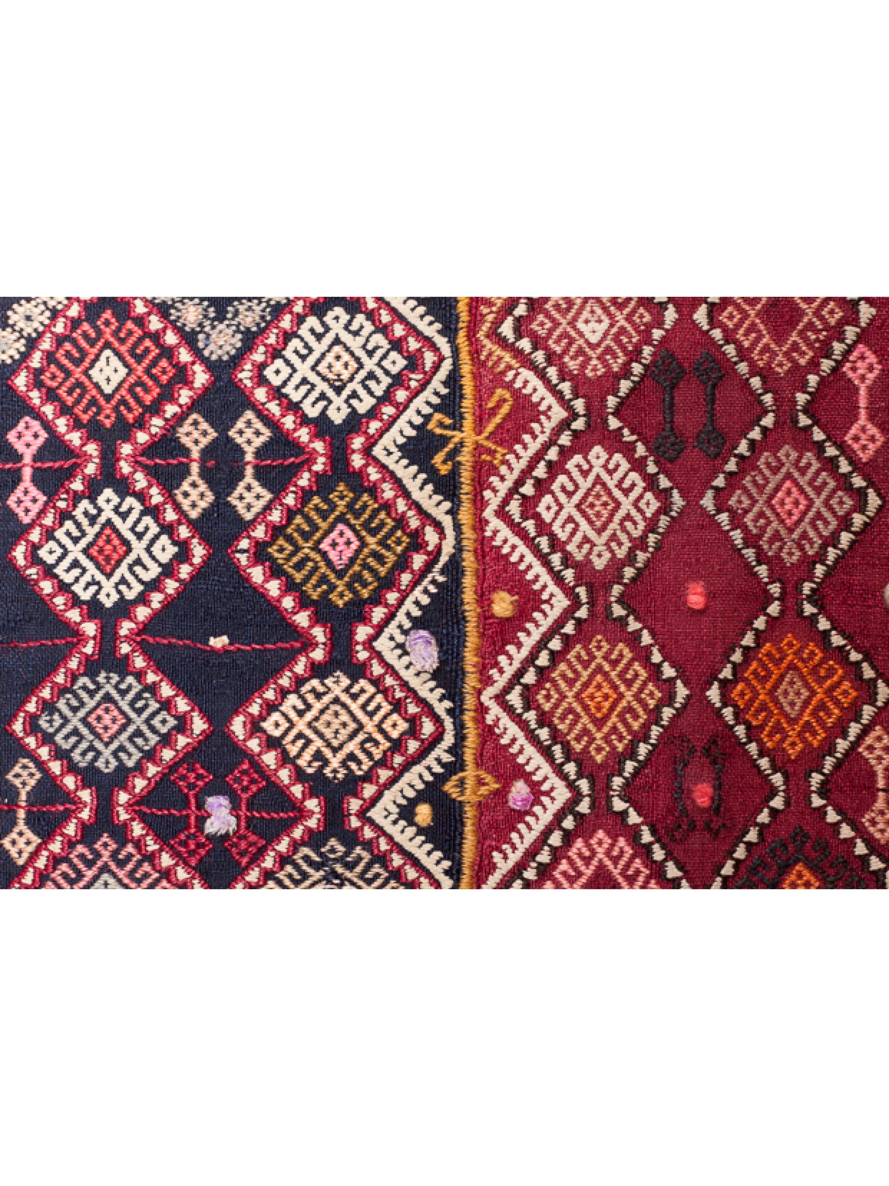 Tessuto a mano Vintage Old Sivas Cecim Jijim Kilim Central Anatolian Rug Tappeto in lana turca in vendita