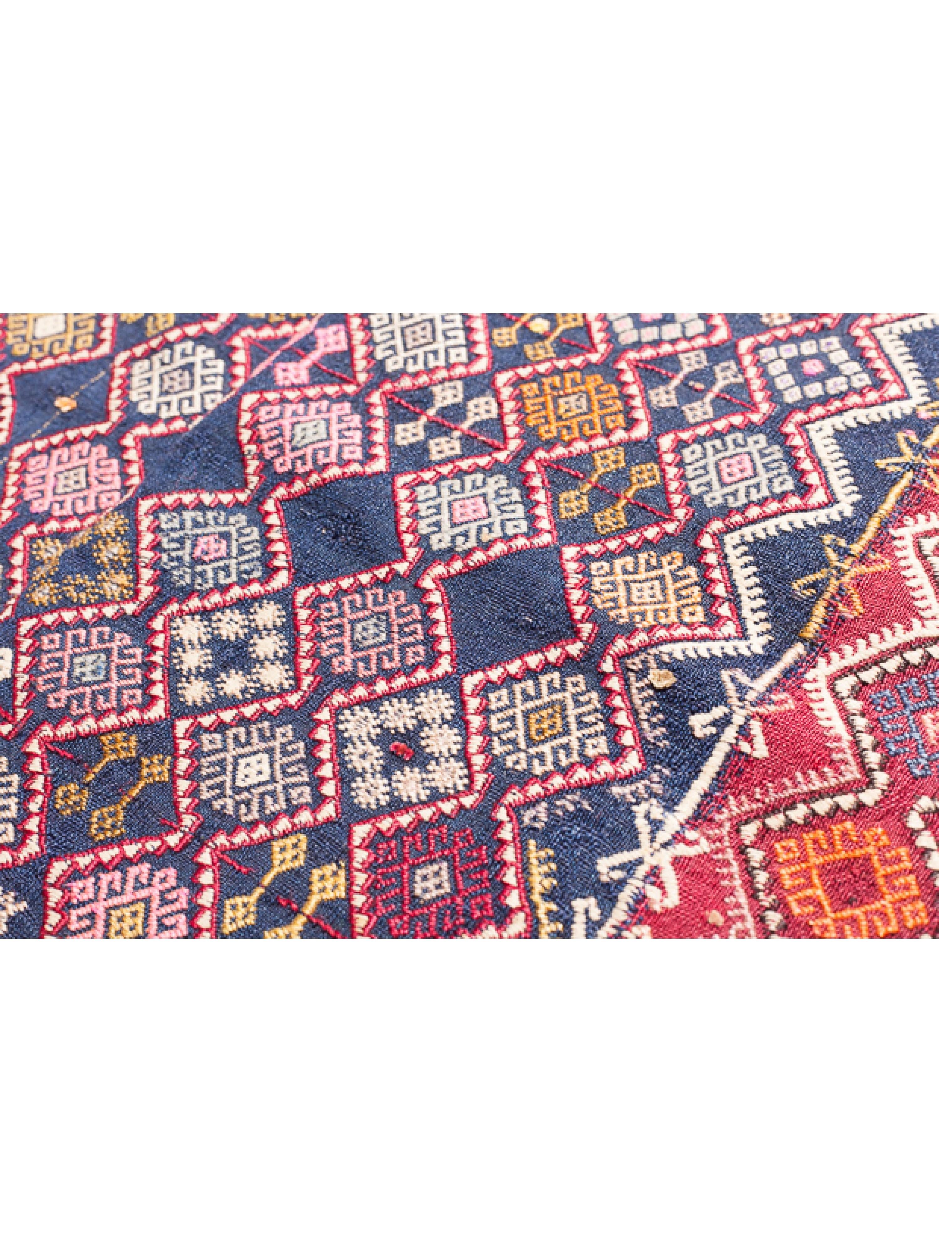 Vintage Old Sivas Cecim Jijim Kilim Central Anatolian Rug Tappeto in lana turca in vendita 1