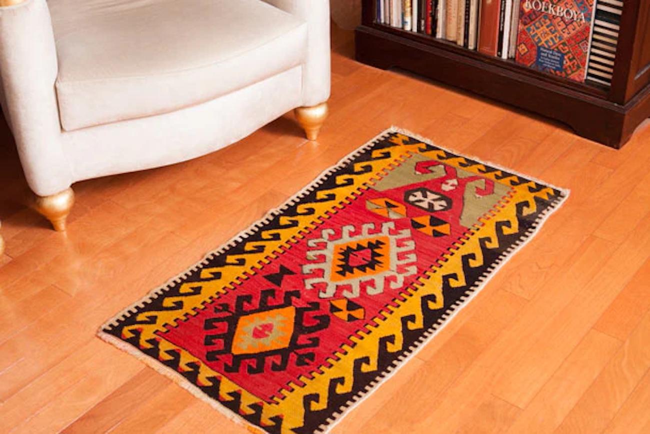 Alfombra antigua vintage Sivrihisar Kilim Anatolia Central Alfombra turca en Bueno estado para la venta en Tokyo, JP