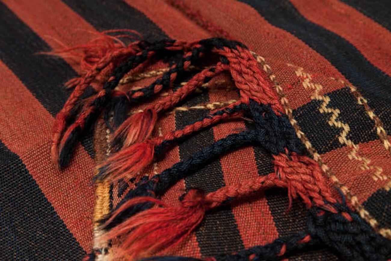 Vintage Antiguo Sofreh Kilim Anatolia Central Alfombra Sofra Alfombra Turca en Bueno estado para la venta en Tokyo, JP