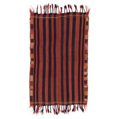 Vintage Antiguo Sofreh Kilim Anatolia Central Alfombra Sofra Alfombra Turca