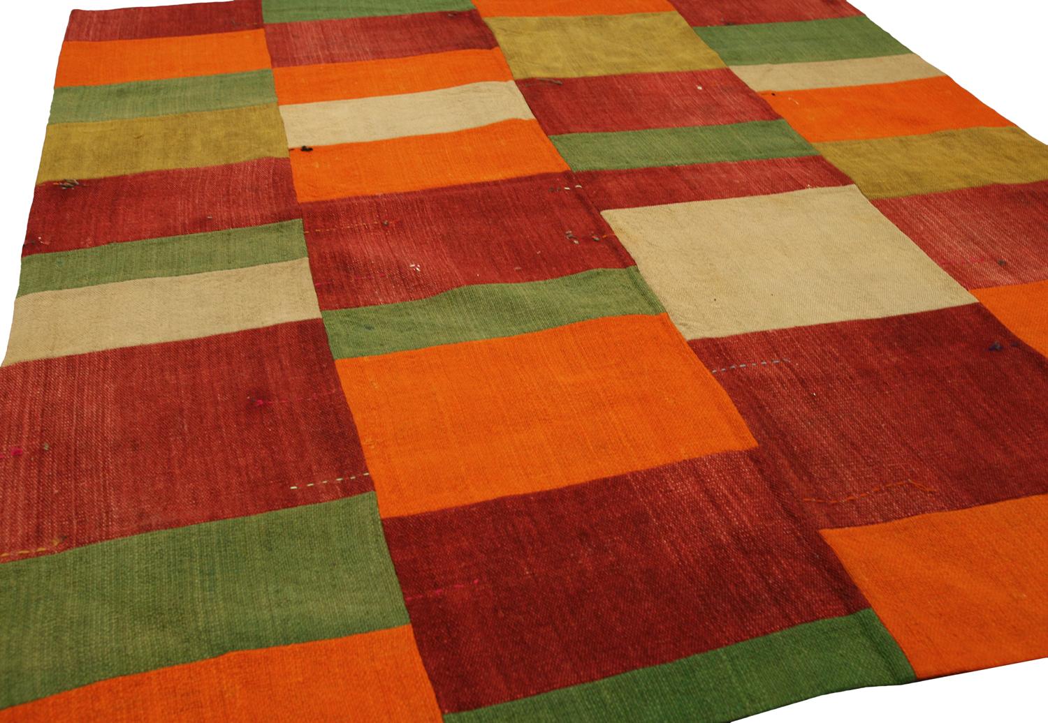 This is your chance to own a piece of history! This beautiful patchwork was woven in Turkey between 1950 and 1970, and its absolutely stunning. This piece can add a touch of luxury to your house. This piece is also very durable, so you can enjoy it