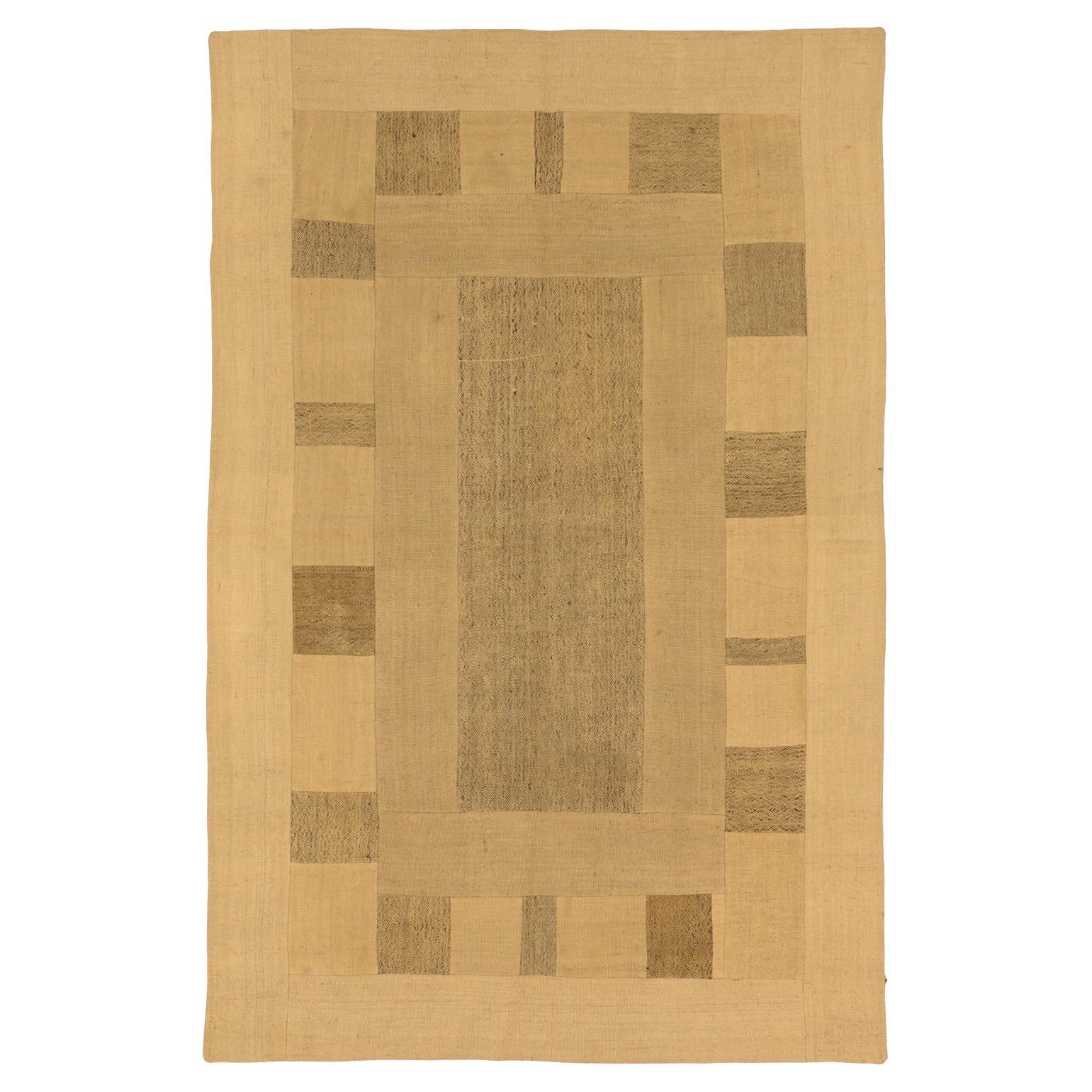 Vintage Turkish Patchwork Kilim Rug with Mid-Century Modern Style ...