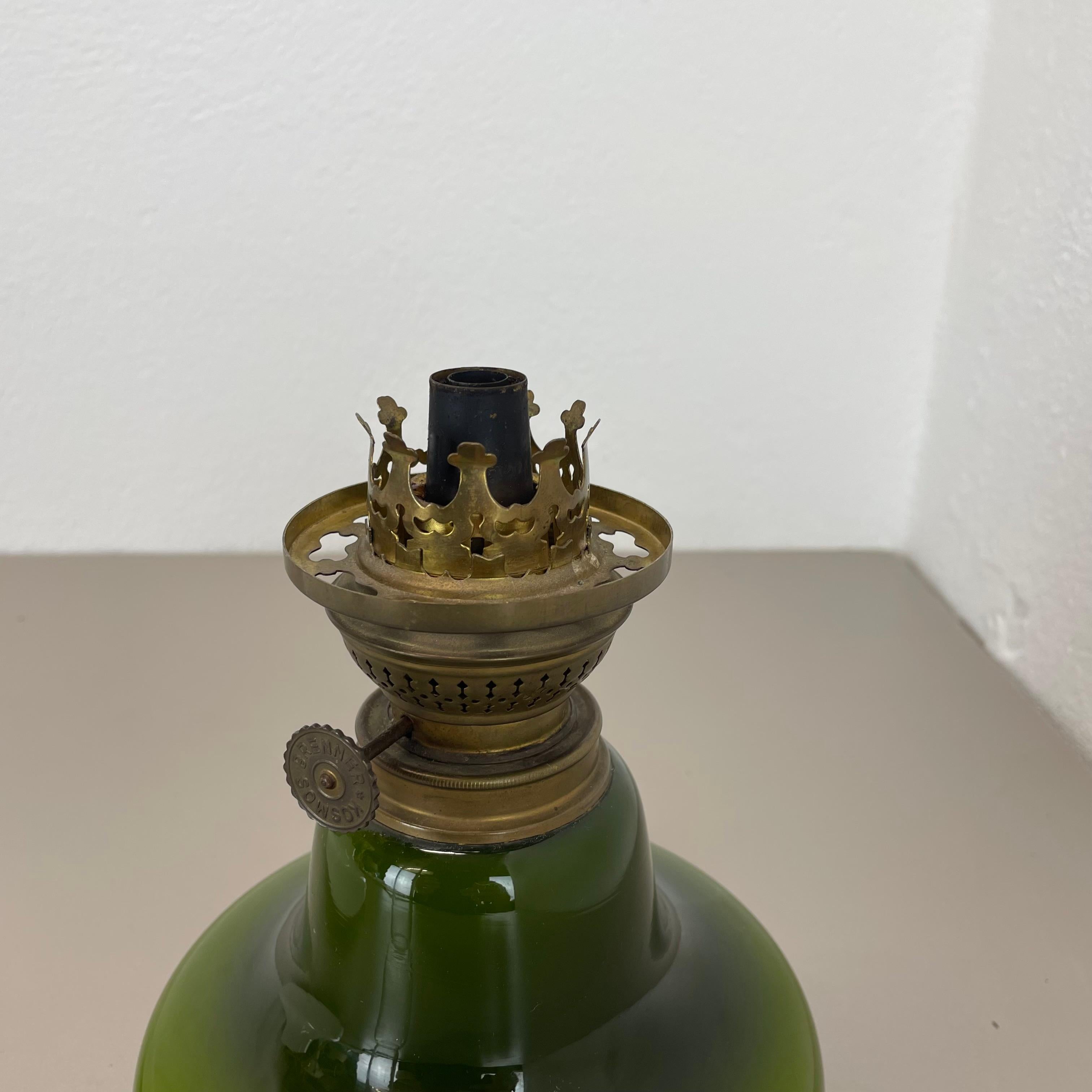Lampe de table à huile vintage 