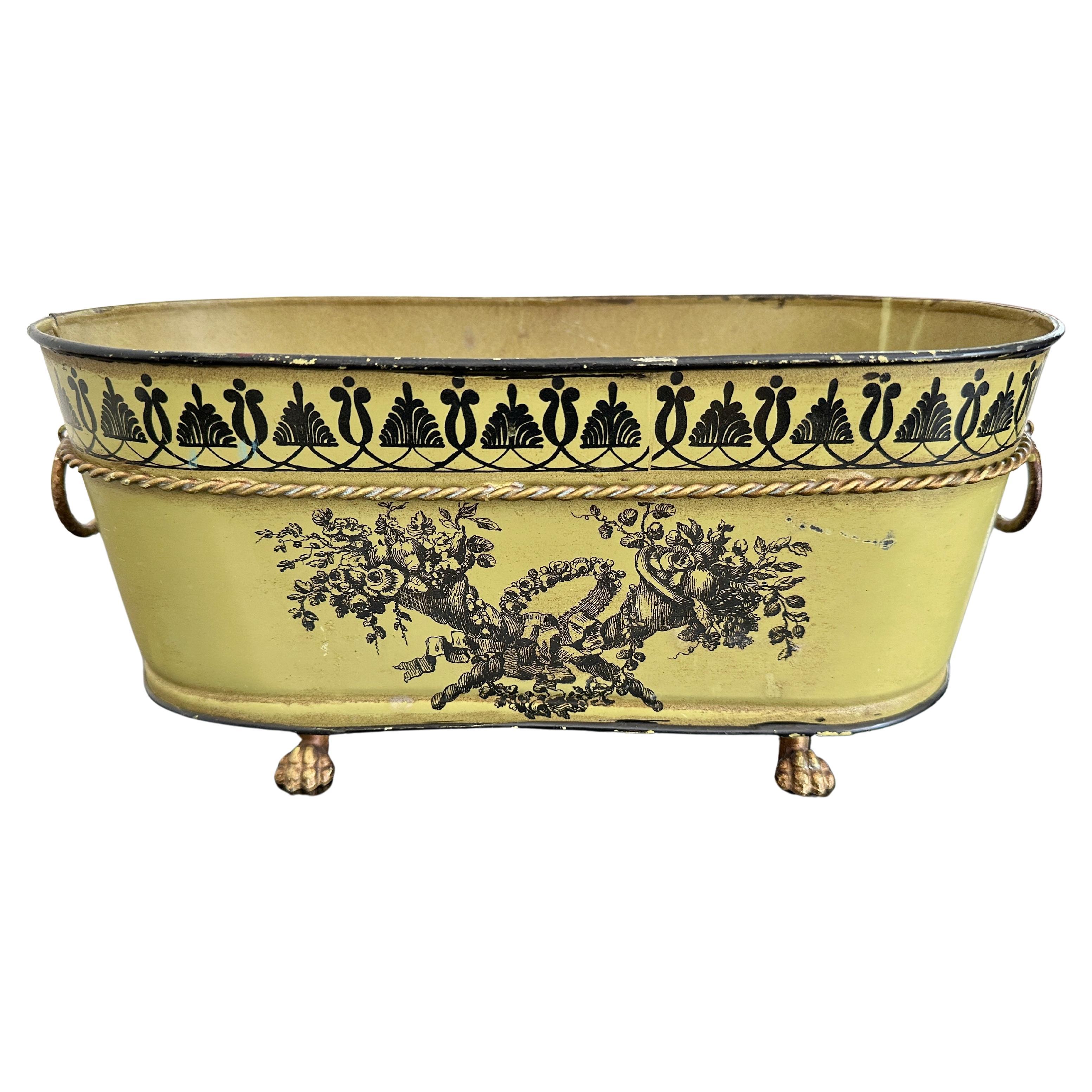 Vaso di cache neoclassico di Greene & Greene d'epoca, Made In Italy in vendita