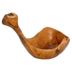 Bol vintage en bois d'olivier