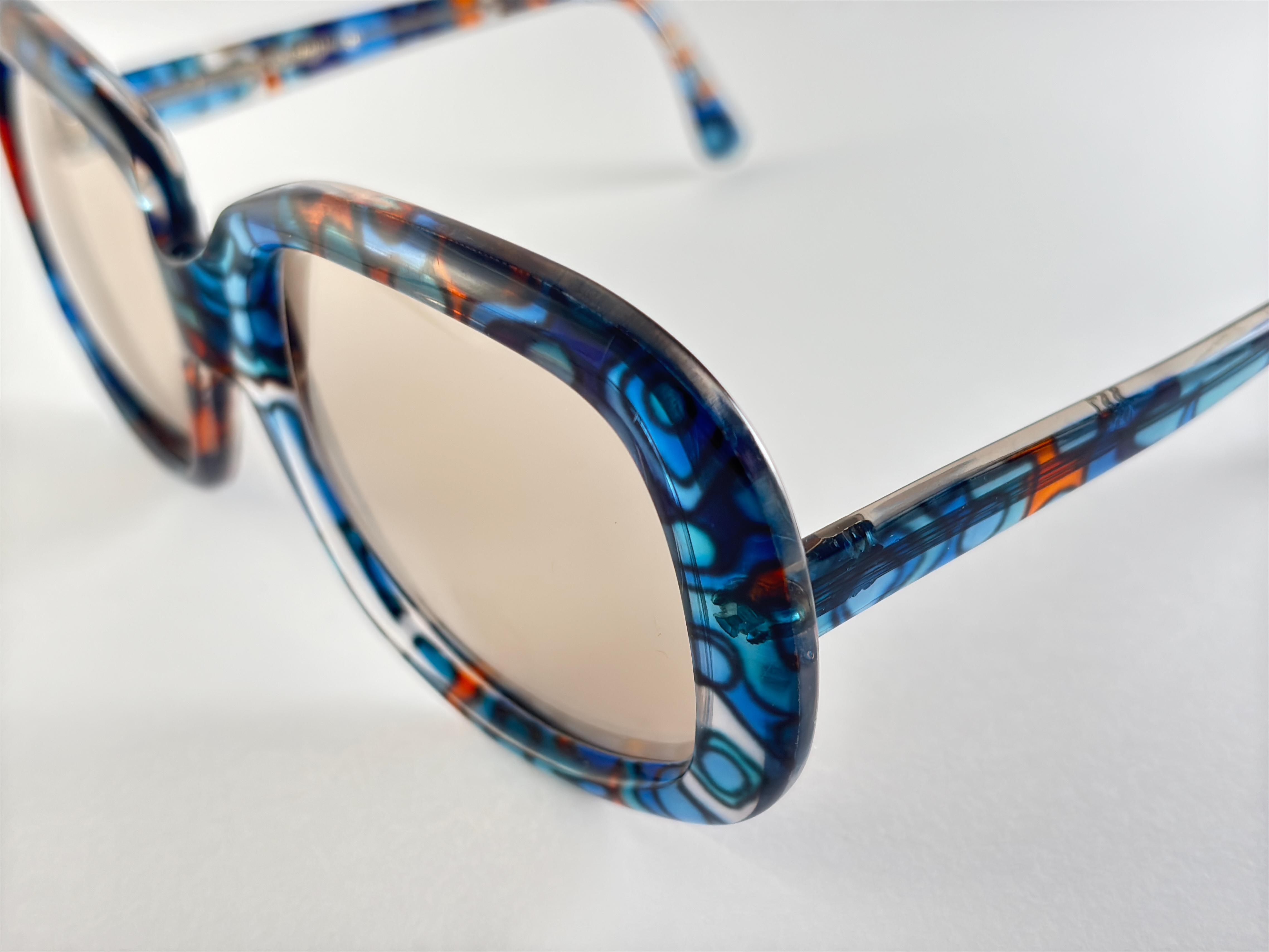 Lunettes de soleil surdimensionnées vintage Oliver Goldsmith 1970's Made In England Unisexe en vente