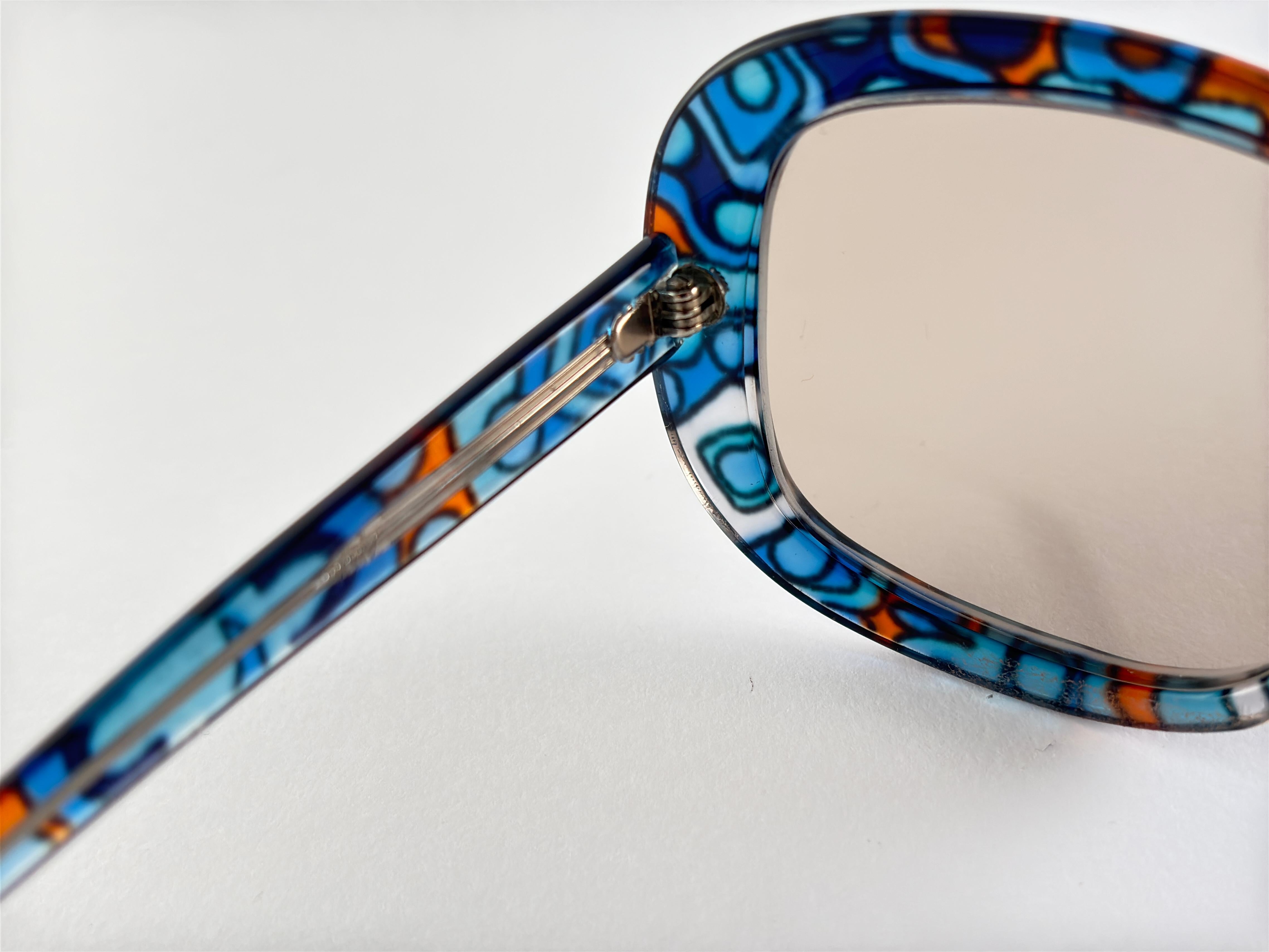 Lunettes de soleil surdimensionnées vintage Oliver Goldsmith 1970's Made In England en vente 2
