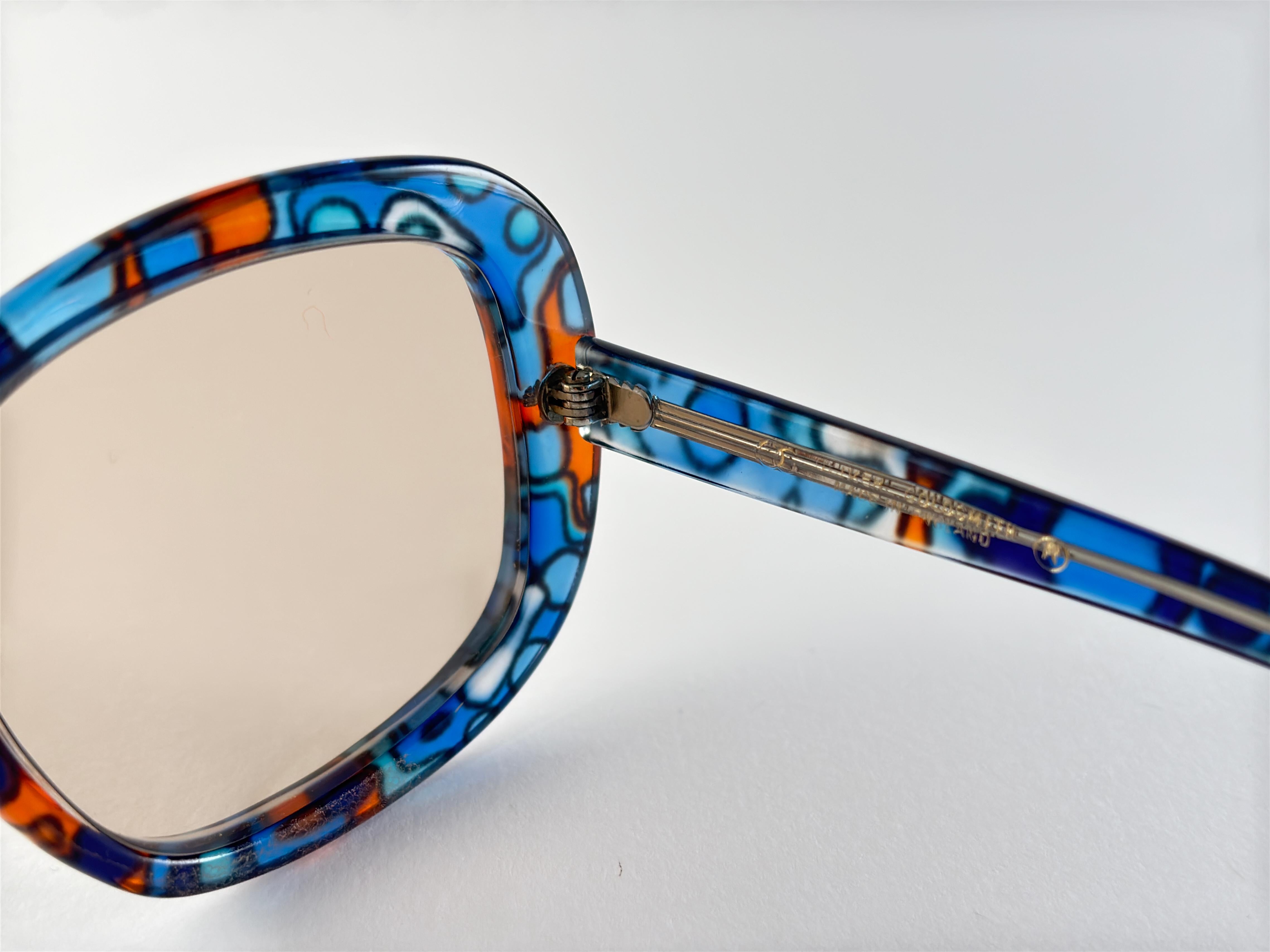 Lunettes de soleil surdimensionnées vintage Oliver Goldsmith 1970's Made In England en vente 3
