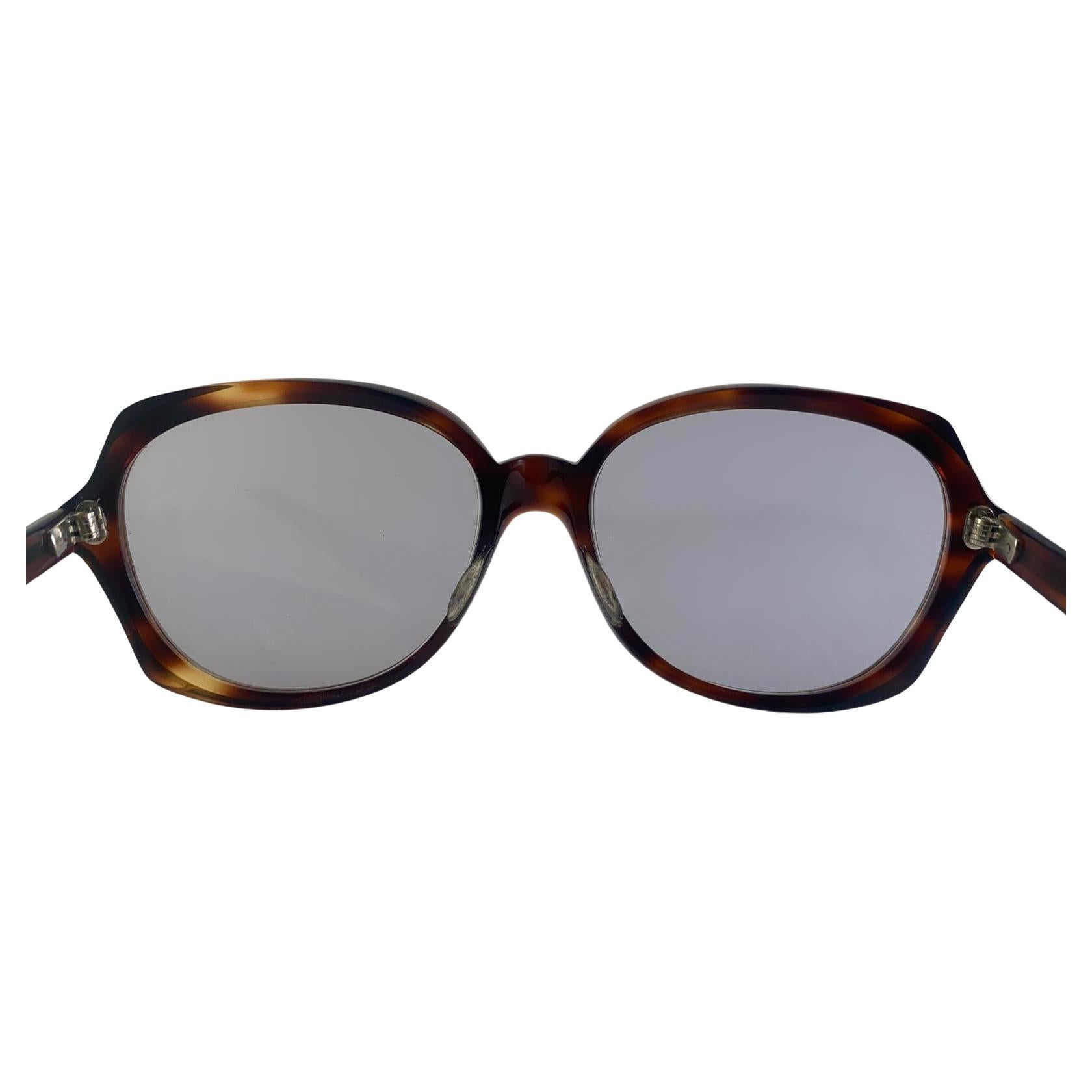 Gris Lunettes de soleil surdimensionnées vintage Oliver Goldsmith 60's Dark Tortoise Made In England en vente