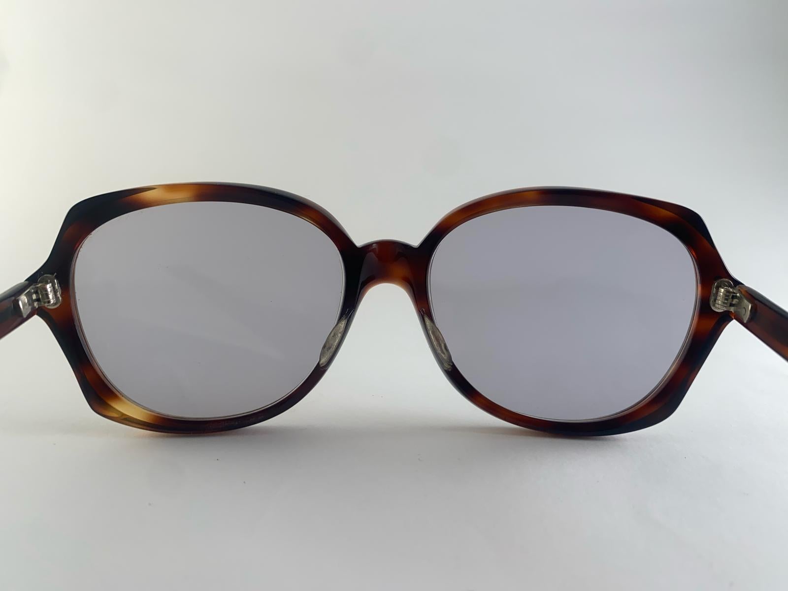 Lunettes de soleil surdimensionnées vintage Oliver Goldsmith 60's Dark Tortoise Made In England Excellent état - En vente à Baleares, Baleares