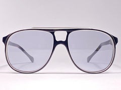 Vintage Oliver Goldsmith Black Oversized Ray 5721 Made in England Sunglasses
